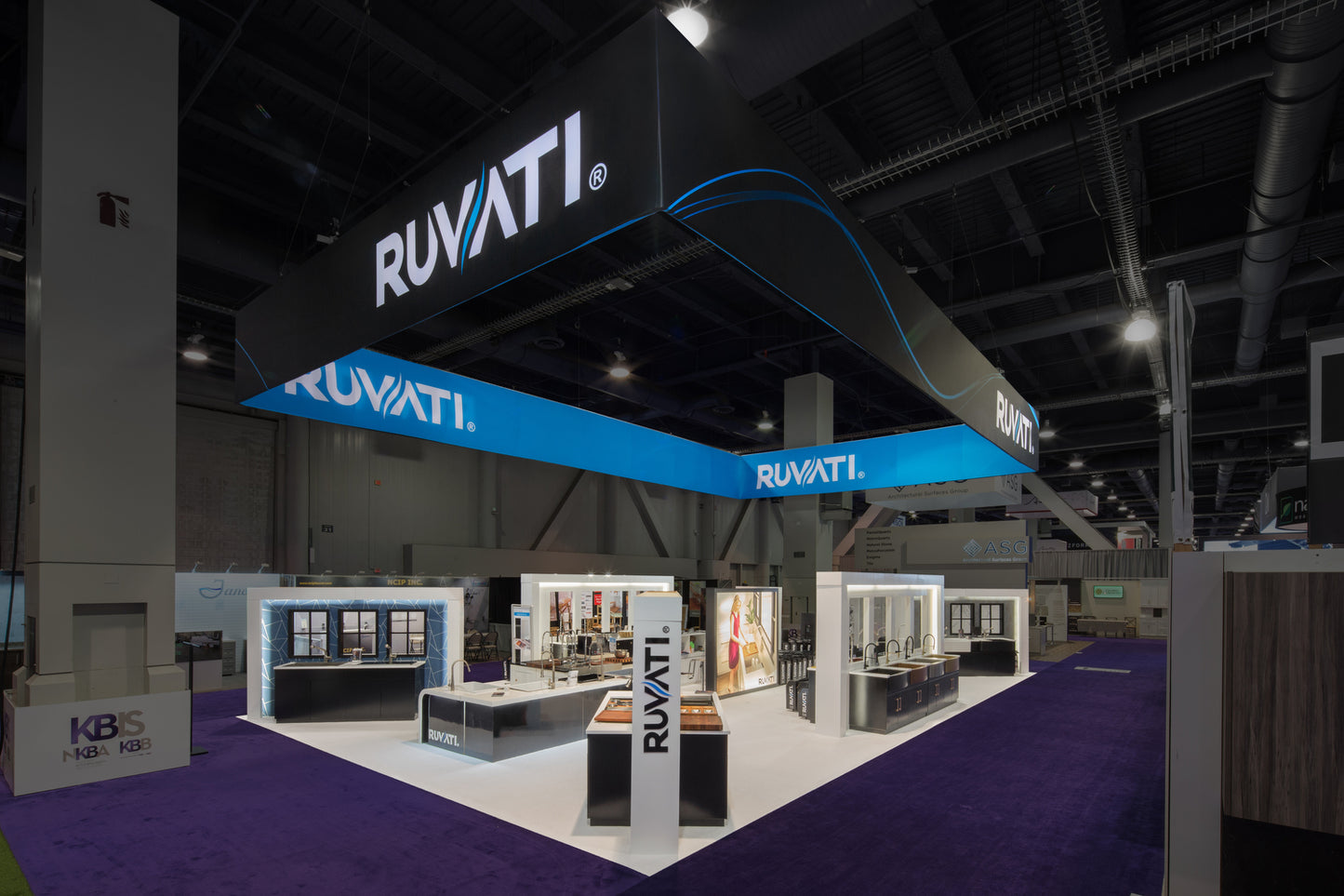 40X50 Exhibition Booth Custom Stand Design For KBIS Las Vegas