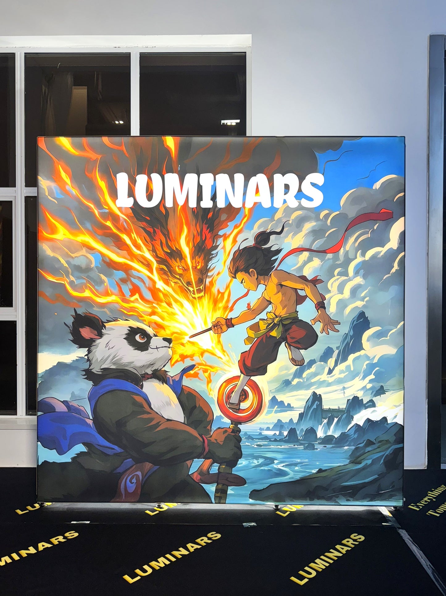 Lighting POP UP Backdrop