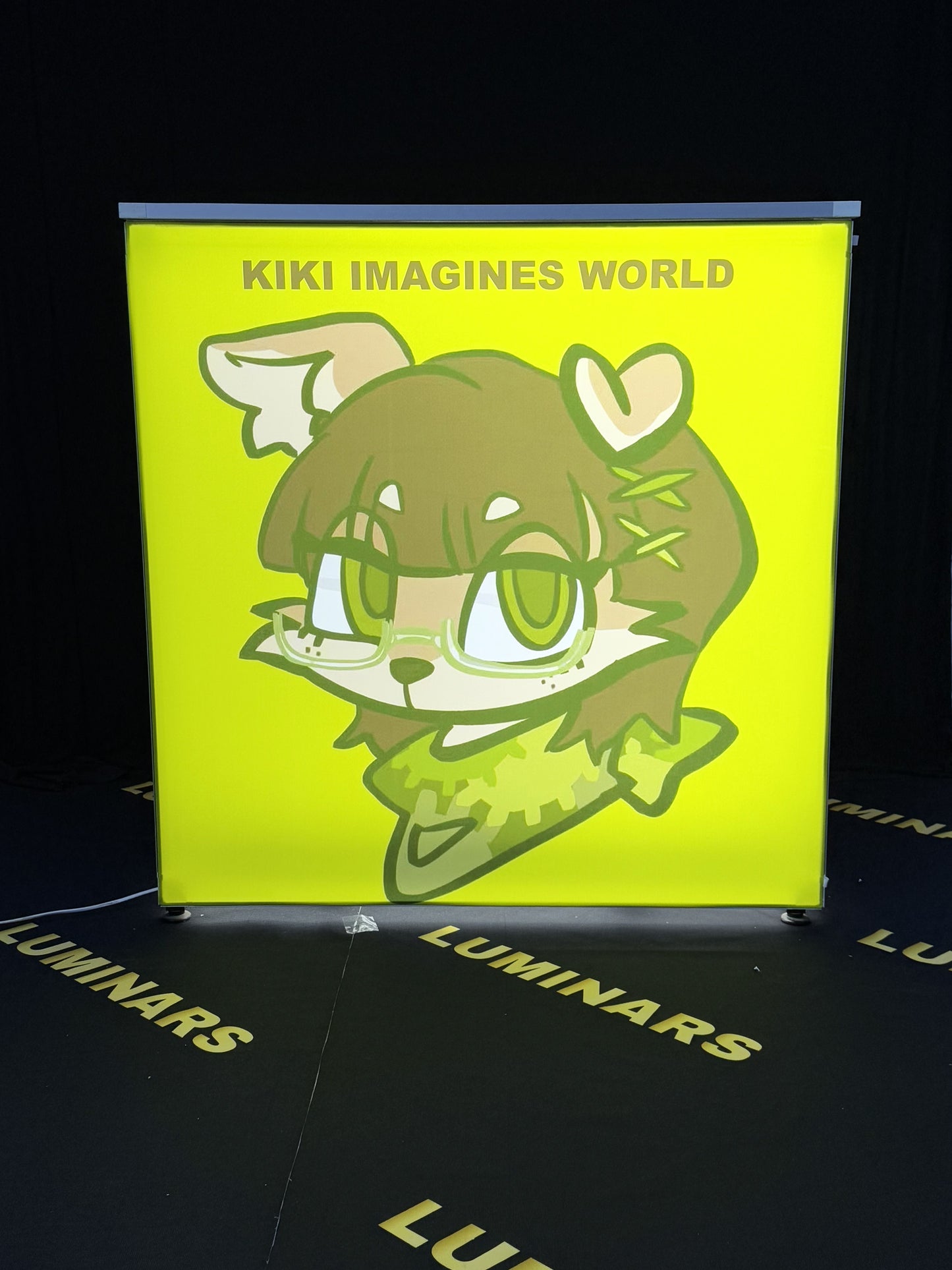 Lighting Fabric POP UP Trade Show Counter