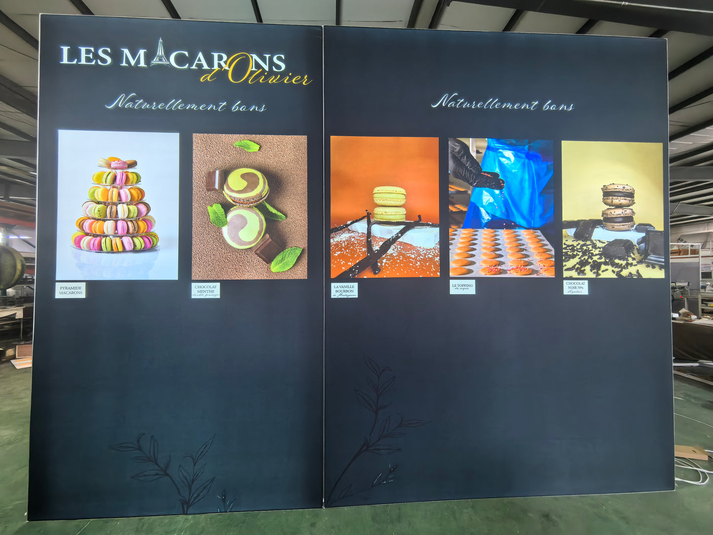 20x20 Unique Food Industry Backlit LED Booth Design SIAL Paris Food Exhibition