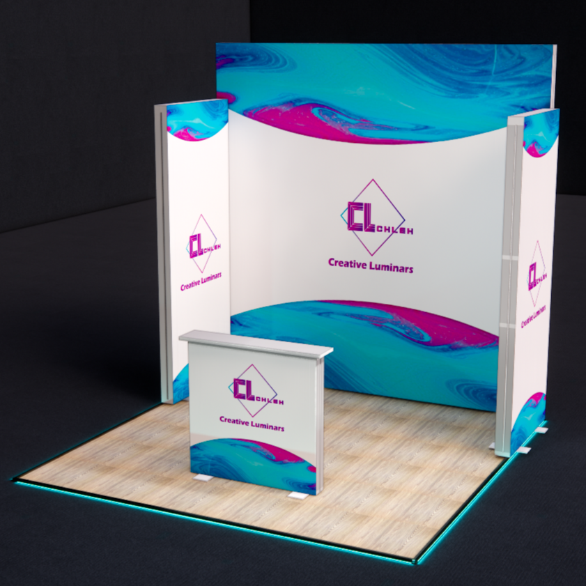 10x10 Perimeter Portable Trade Show Booth