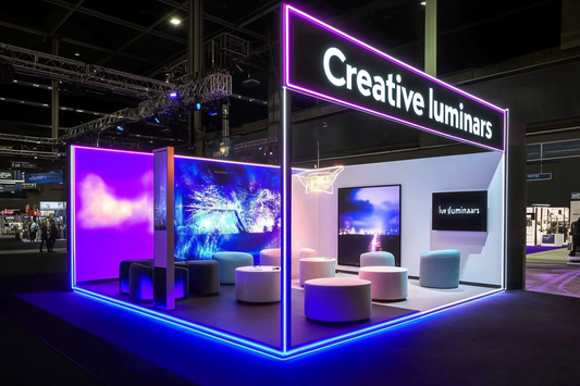 20x30 Best RGB LED Trade Show Booth Display for Intersolar San Diego